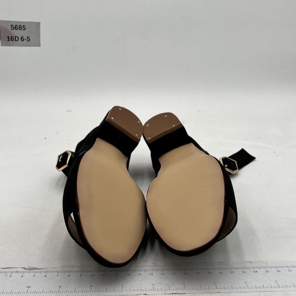 XYD Strappy Low Heel Sandal Pumps for Women Open Toe Ankle Strap Slingback - Picture 7 of 8